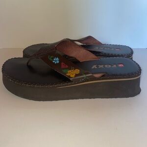 Roxy platform sandals